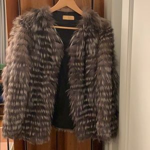 Silver Fox Fur Jacket from London